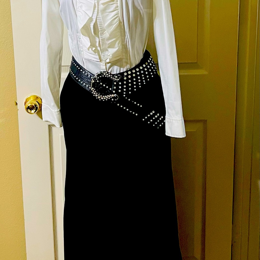 NWOT Bonnie & Norma pleated maxi skirt.